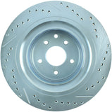 StopTech Select Sport 08-13 Infiniti G37 Slotted and Drilled Right Rear Brake Rotor - 227.42101R