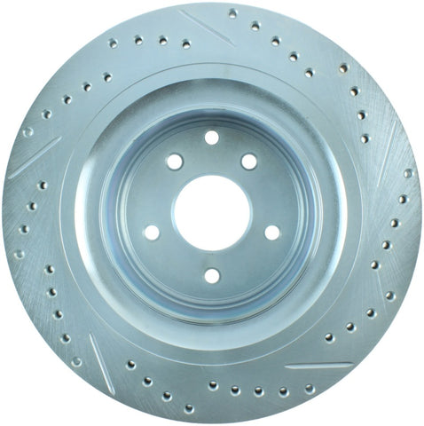 StopTech Select Sport 08-13 Infiniti G37 Slotted and Drilled Right Rear Brake Rotor - 227.42101R