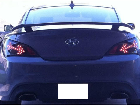 Spyder Hyundai Genesis 10-12 2Dr LED Tail Lights Black ALT-YD-HYGEN09-LED-BK - 5034304