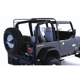 Rampage 1987-1995 Jeep Wrangler(YJ) Soft Top Hardware - Black - 69999