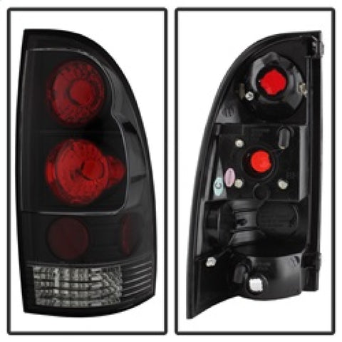 Spyder Toyota Tacoma 05-15 Euro Style Tail Lights Black ALT-YD-TT05-BK - 5007896