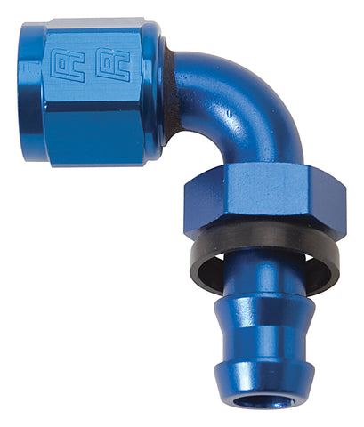 Russell Performance -10 AN Twist-Lok 90 Degree Hose End (Blue) - 624180