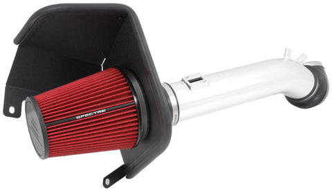 Spectre 14-15 GM Silverado/Sierra V8-5.3L F/I Air Intake Kit - Polished w/Red Filter - 9006