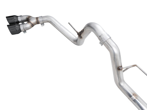 AWE 0FG 21+ Ford F150 Dual Side Exit Cat-Back Exhaust - 4.5in Diamond Black Tips - 3015-23059