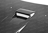 Seibon 08-12 Mitsubishi Lancer Evo X DV-Style Carbon Fiber Hood - HD0809MITEVOX-DV