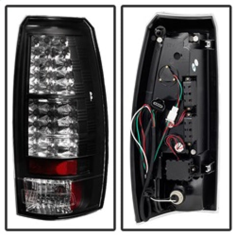 Spyder Chevy Avalanche 07-13 LED Tail Lights Black ALT-YD-CAV07-LED-BK - 5032461