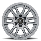 ICON Vector 6 17x8.5 6x135 6mm Offset 5in BS 87.1mm Bore Titanium Wheel - 2417856350TT