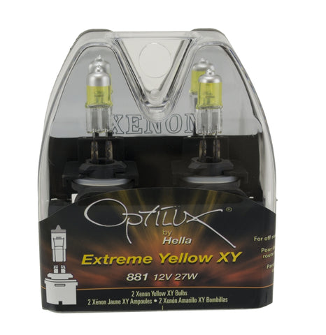 Hella Optilux 881 12V Xenon Yellow XY Bulb - H71071182