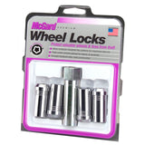 McGard Wheel Lock Nut Set - 4pk. (Tuner / Cone Seat) M14X1.5 / 1in. Hex / 1.935in. Length - Chrome - 25110