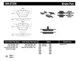 StopTech Performance Brake Pads - 309.07250