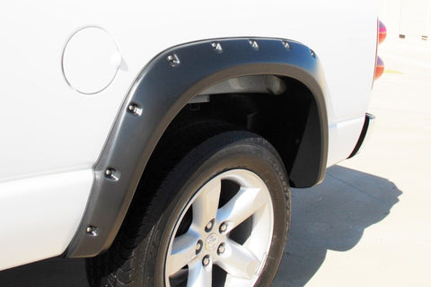 Lund 02-08 Dodge Ram 1500 RX-Rivet Style Smooth Elite Series Fender Flares - Black (2 Pc.) - RX203SB