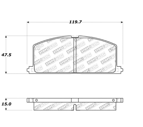 StopTech Street Touring Brake Pads - 308.02420