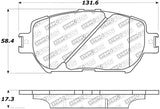 StopTech Street Touring 06 Lexus GS / 09-10 IS Front Brake Pads - 308.09080