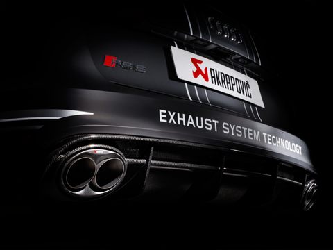 Akrapovic 14-17 Audi RS6 Avant (C7) Evolution Line Cat Back (Titanium) w/ Carbon Tips - S-AU/TI/3H