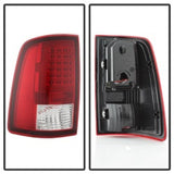 xTune Dodge Ram 1500 09-16 LED Tail Lights Incandescent Model Only - Red Clear ALT-ON-DR09-LBLED-RC - 5082213