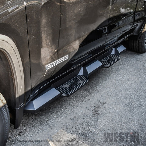 Westin 19-22 Chevrolet Silverado 1500 DC HDX Xtreme Nerf Step Bars - Tex. Blk - 56-24125