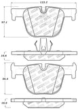 StopTech Performance Brake Pads - 309.16100