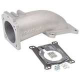 Edelbrock Ultra Low Profile Intake Elbow 90mm Throttle Body to Square-Bore Flange As-Cast Finish - 3847