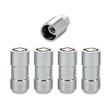 McGard Wheel Lock Nut Set - 4pk. (Cone Seat) M14X1.5 / 21mm & 22mm Dual Hex / 1.965in. L - Chrome - 24210