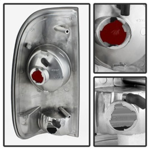 Spyder Ford F150 Styleside 97-03/F250/350/450/550 Euro Style Tail Lights Blk Smke ALT-YD-FF15097-BSM - 5078162