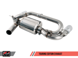 AWE Tuning BMW F22 M235i / M240i Touring Edition Axle-Back Exhaust - Diamond Black Tips (102mm) - 3010-33034