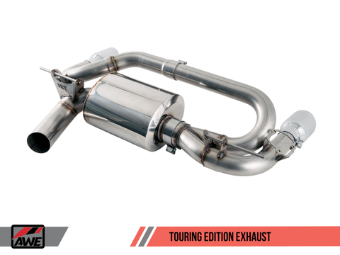 AWE Tuning BMW F22 M235i / M240i Touring Edition Axle-Back Exhaust - Chrome Silver Tips (90mm) - 3010-32028