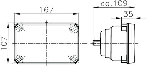 Hella Headlamp Insert Fh Gn Mgs12 1Kb - 003177871