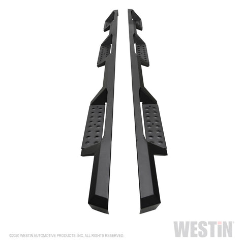 Westin 2020 Chevy Silverado 2500/3500 Crew Cab (6.5ft Bed) HDX W2W Nerf Step Bars - Textured Black - 56-534765