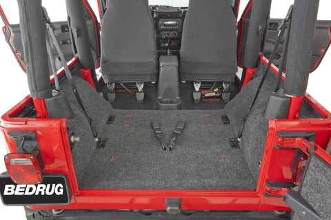 BedRug 81-86 Jeep CJ-7 Rear Kit w/o Gussets 4pc Cargo Kit (Incl Tailgate & Cargo Liner) - BRCJ81R