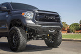 Addictive Desert Designs 2014+ Toyota Tundra Stealth Fighter Front Bumper w/Winch Mount & Sensors - F741422860103