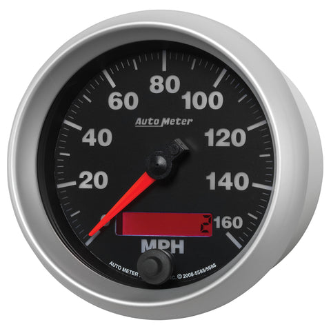 Autometer Electric Programmable 85.7mm Speedometer 160MPH - 5688