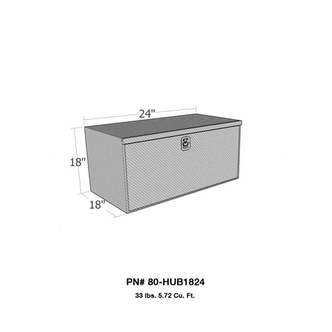 Westin/Brute HD Under Body 18in x 18in Drop Down Door - Aluminum - 80-HUB1824