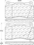 StopTech Street Touring 04-07 STi / 03-06 Evo / 08-10 Evo Front Brake Pads - 308.10010