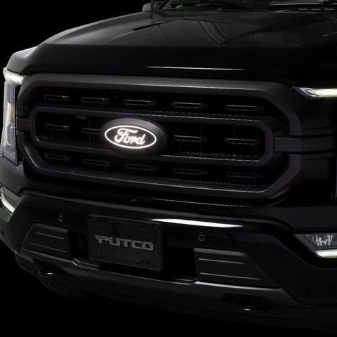 Putco 15-17 Ford F-150 Front Luminix Ford LED Emblem - Fits bar Style Grillee - 92601