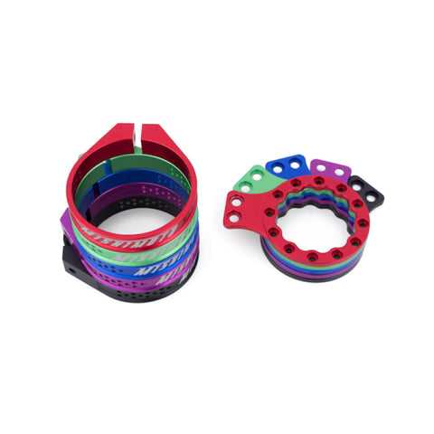 Mishimoto Universal Replacement Bracket Set for Baffled Oil Catch Can - Red - MMBCC-BKTS-RD
