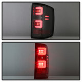 Spyder Chevy 1500 14-16 Light Bar LED Tail Lights All Blk ALT-YD-CS14-LBLED-BKV2 - 5085856