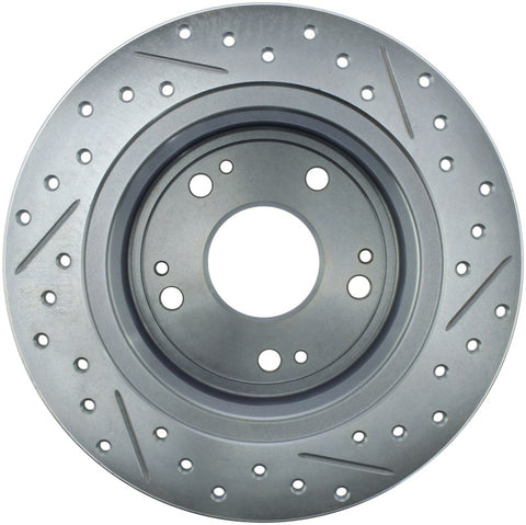 StopTech Select Sport Drilled & Slotted Rotor - Rear Right - 227.40068R