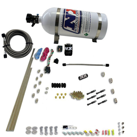 Nitrous Express 6 Cyl Dry Direct Port Nitrous Kit w/ 10lb Bottle - 93066-10