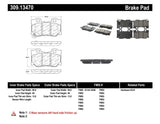 StopTech Performance 08-09 Infiniti FX50/G37 Rear Brake Pads - 309.13470