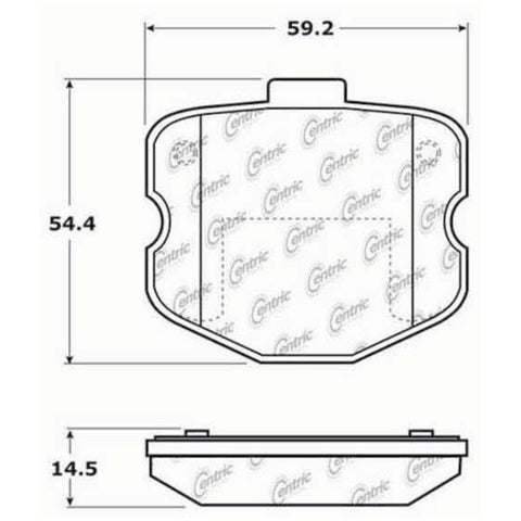 StopTech Street Touring 06-09 Chvy Corvette Z06 Rear Brake Pads - 308.11851