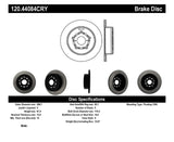 StopTech CryoStop Rotor - Rear - 120.44084CRY