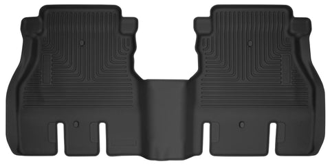 Husky Liners 19-24 JLU Jeep Wrangler 4 Door X-Act Contour Black Floor Liners (2nd Seat) - 54631