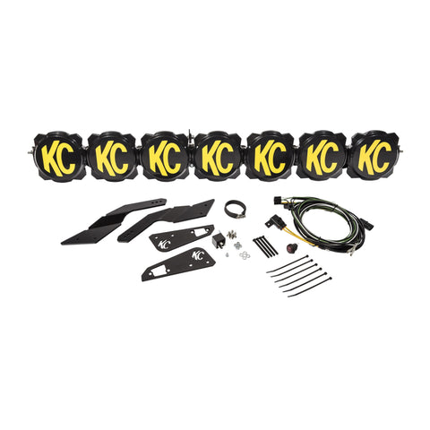 KC HiLiTES Can-Am X3 45in. Pro6 Gravity LED 7-Light 140w Combo Beam Overhead Light Bar System - 91334