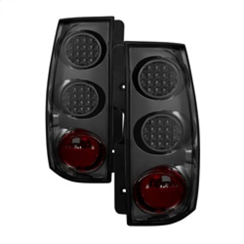 Xtune Chevy Suburban/GMC Yukon/Yukon Denali 07-14 LED Tail Lights Smoked ALT-JH-CSUB07-LED-SM - 9031762