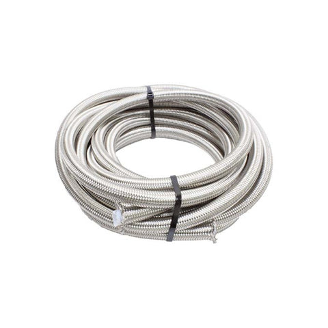 Snow 6AN Braided Stainless PTFE Hose - 15ft - SNF-60615