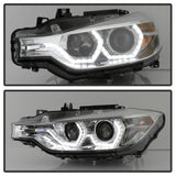 Spyder Signature BMW F30 3 Series 12-14 4DR Projector Headlights - Chrome (PRO-YD-BMWF3012-AFSHID-C) - 5086822