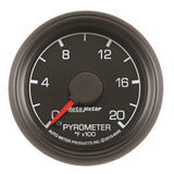 Autometer Factory Match Ford 52.4mm Full Sweep Electronic 0-2000 Deg F EGT/Pyrometer Gauge - 8445