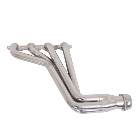 BBK 10-15 Camaro LS3 L99 Long Tube Exhaust Headers With Converters - 1-3/4 Silver Ceramic - 40210