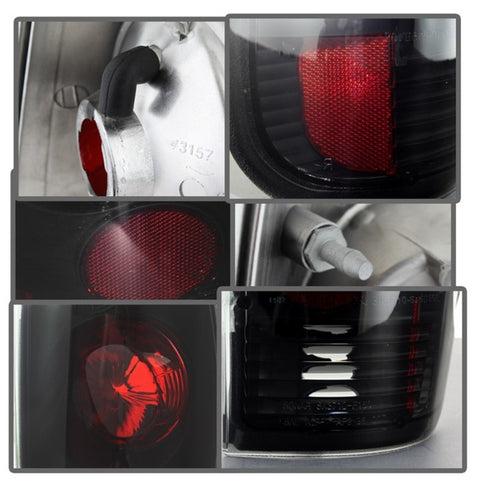 Spyder Ford F150 Styleside 97-03/F250/350/450/550 Euro Style Tail Lights Blk Smke ALT-YD-FF15097-BSM - 5078162