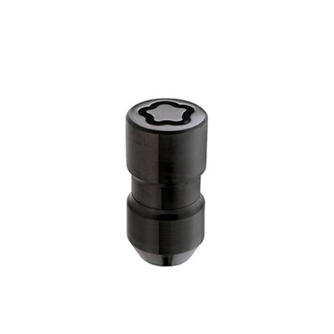 McGard Wheel Lock Nut Set - 4pk. (Cone Seat) M14X1.5 / 21mm & 22mm Dual Hex / 1.639in. L - Black - 24216